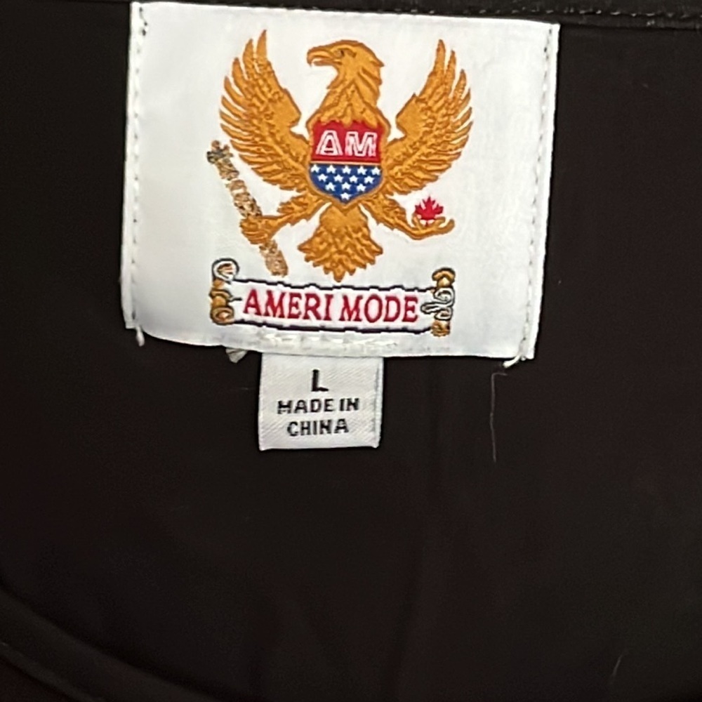 Ameri Mode Black Embroidered Floral Pattern Strap… - image 7